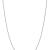 Rhodium Over Sterling Silver 0.9mm Box Chain with 2-inch Extension