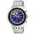 Seapro Men's Meridian World Timer GMT Blue Dial, Stainless Steel Watch