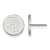 Rhodium Over Sterling Silver MLB LogoArt San Diego Padres Post Earrings