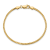14K Yellow Gold 2mm Franco Chain Bracelet