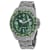 Christian Van Sant Men's Montego Green Dial, Silver-tone Distressed
Stainless Steel  Watch