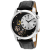 Christian Van Sant Men's Sprocket Auto-Quartz White Dial, Black Leather
Strap Watch