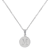 Initial M Charm Pendant Necklace In Silver-Tone