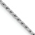 Rhodium Over 14k White Gold 1.25mm Solid Round Parisian Wheat 24 Inch Chain