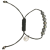 6-7MM Round Black Freshwater Pearl Black Cord Bolo Bracelet with
Stainless Steel Accent Tag