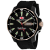Seapro Men's Scuba Dragon Diver Limited Edition Black Dial, Rose Accent
Bezel, Black Silicone Watch