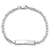 Rhodium Over 14k White Gold Mariner Link ID Bracelet