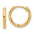 14k Yellow Gold Polished 9/16" Hinged Hoop Earrings