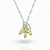 Marquise Shape Yellow Citrine Sterling Silver Pendant with Chain