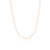 9-10mm White Cultured Freshwater Pearl endless Necklace