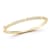 Rachel Zoe Pave CZ Nailhead Bangle Bracelet in 14K Gold Over Sterling Silver