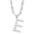 Rhodium Over Sterling Silver 3-5.5mm Freshwater Cultured Pearl LETTER E
18-inch Necklace