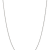 Rhodium Over Sterling Silver 0.9mm Box Chain with 2-inch Extension