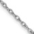 14k White Gold 1.3mm Heavy-Baby Rope Chain 14 Inches