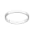 2mm Lightweight Ladies Wedding Band in 10K White Gold