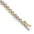 14k Yellow Gold and 14k White Gold with Rhodium over 14k Yellow Gold
Diamond Bracelet