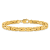 14K Yellow Gold 6.5mm Byzantine Chain Bracelet