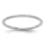 Rhodium over 10K White Gold 1.2mm Milgrain Stackable Expressions Band