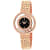 Christian Van Sant Women's Gracieuse Black Dial, Rose Stainless Steel Watch