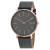 Skagen Women's Signatur Gray Dial, Gray Leather Strap Watch