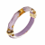 14K Yellow Gold Over Sterling Silver Thin Faceted Acrylic Bangle
Bracelet in Lavender