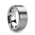 MERCURY Flat Brushed Finish Tungsten Wedding Ring 12mm