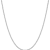 925 Sterling Silver 1.5mm Round Box Chain Necklace - 22"
