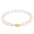 14k Yellow gold 7-8mm Akoya Pearl bracelet