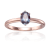 Oval Lab Created Alexandrite 14K Rose Gold Over Sterling Silver
Solitaire Ring, 1.00ct