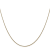 14k Yellow Gold 0.80mm Round Snake Chain 16 Inches