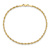 10k Yellow Gold 2.25mm Diamond-Cut Rope Link Bracelet