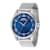 Invicta Celestial 43mm Blue Dial Stainless Steel Band Quartz Watch