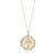 Sterling Statements 14K Yellow Gold Over Sterling Silver CZ Octagon
Cross Necklace