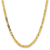14K Yellow Gold 5.25mm Byzantine Chain Necklace