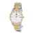 Charles Hubert Two-Tone Stainless Steel White Dial Watch