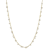 CZ Tennis Necklace In 18K Gold Over Sterling Silver