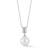 Rachel Zoe Freshwater Pearl and CZ Pendant Necklace in Rhodium Over
Sterling Silver