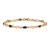 10k Yellow Gold Diamond and Sapphire Bracelet