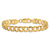 14k Yellow Gold 7mm Curb Link Bracelet, 9 Inches