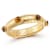 Rachel Zoe Tigers Eye Simulant Tubogas Bold Bangle in 14K Gold Over Brass