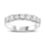 1.00cttw 7 Stone Diamond Band Ring in 14k White Gold