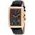 Christian Van Sant Men's Prodigy Black Dial, Multi-color Accents, Rose
Bezel, Black Leather Watch