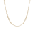 14K Yellow Gold 2.3 and 4.0 mm Paperclip Link 18 Inch Necklace