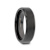 ELISE Black Tungsten Ring with Polished Beveled Edges and Brush Finished
Center 6mm