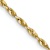 14k Yellow Gold 2mm Diamond-Cut Rope 22 Inch Chain