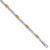 Rhodium Over 10k White Gold Diamond and Citrine Bracelet