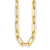 14K Yellow Gold Fancy Oval link 20-inch Necklace