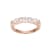 White Cubic Zirconia 18k Rose Gold Over Sterling Silver Ring 2.03ctw
