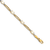 14k Yellow Gold and Rhodium Over 14k Yellow Gold Opal and Diamond Bracelet