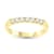 0.25ct tw 7 Stone Diamonds Band Ring in 14k Yellow Gold